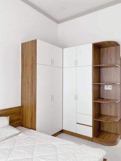Tủ áo đóng theo yêu cầu gỗ MDF phủ Melamine HK2407-01